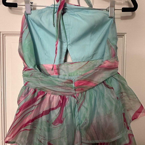 Olivaceous Colorful Dress - Picture 7 of 8